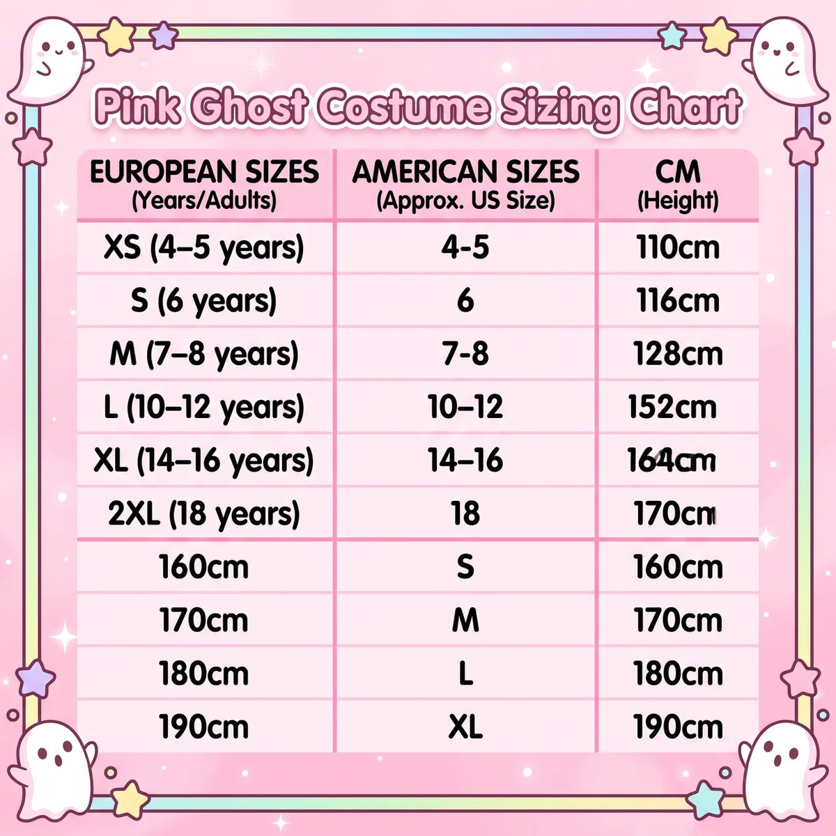 Pink Ghost Costume